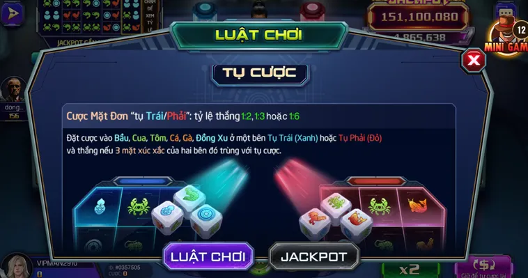 Bầu Cua CyberX Tại BomWin Siêu Phẩm Giải Trí Với Phong Cách Công Nghệ Đỉnh Cao