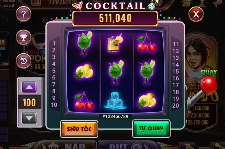 Slot Game Cocktail Tại BomWin Bữa Tiệc Âm Thanh Và Màu Sắc Đỉnh Cao