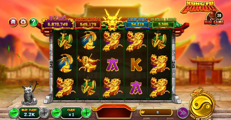 Kung Fu Panda Tại BomWin Tuyệt Phẩm Nổ Hũ Hành Động Đầy Kịch Tính Đỉnh Cao