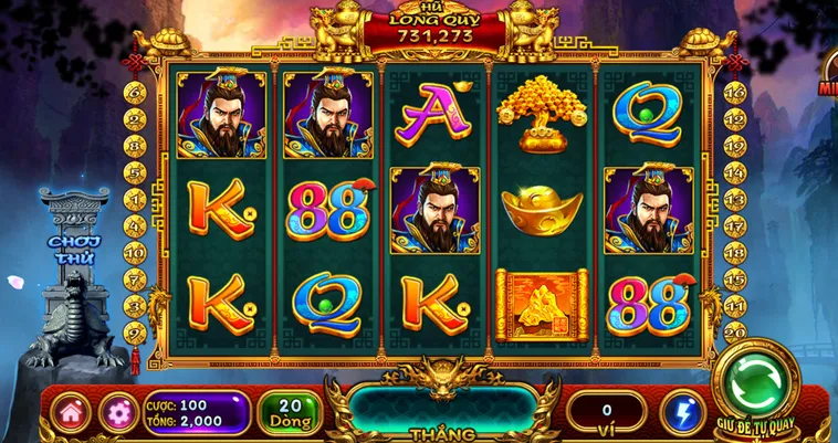 Slot Game Long Quy Chi Bảo Tại BomWin Khám Phá Kho Báu Huyền Thoại Vàng Son