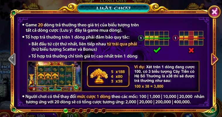 Slot Game Long Quy Chi Bảo Tại BomWin Khám Phá Kho Báu Huyền Thoại Vàng Son