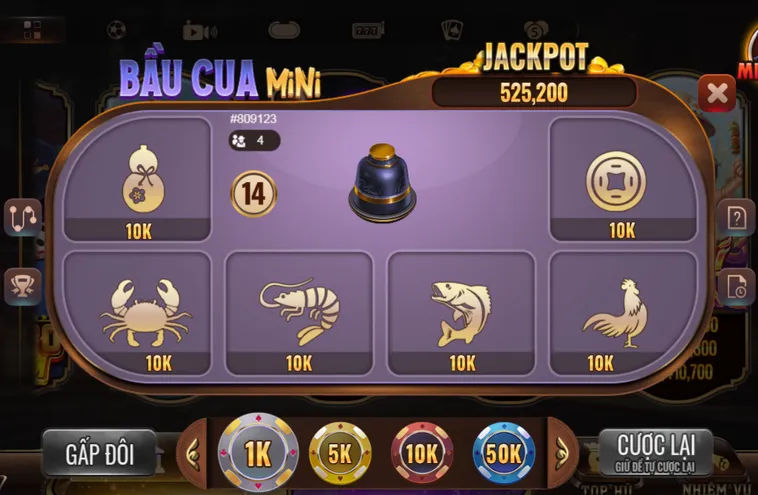 Mini Bầu Cua Tại BomWin Thế Giới Trò Chơi Dân Gian Hiện Đại